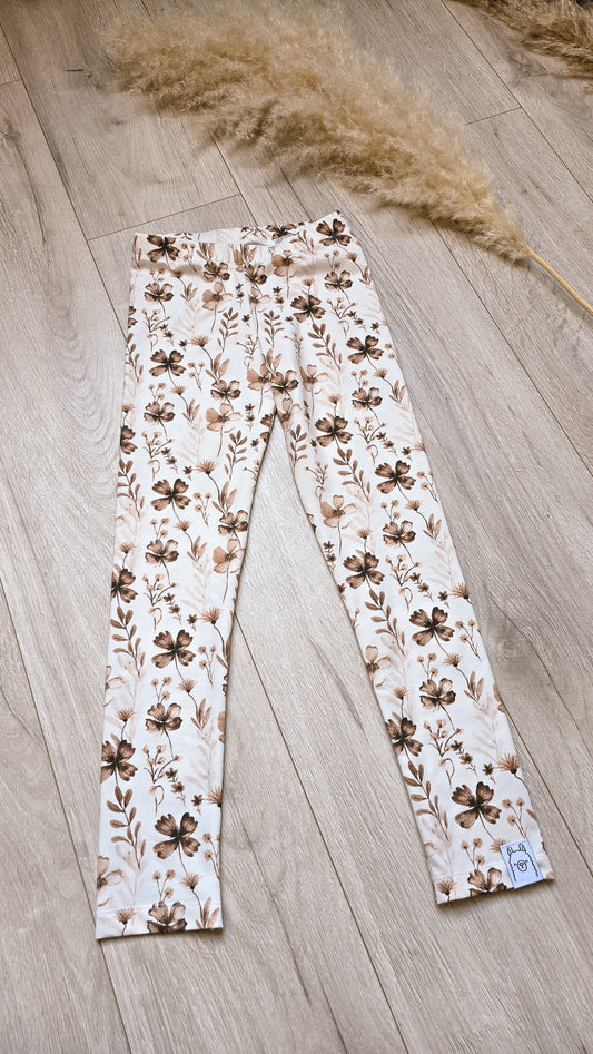 Legging || Neutral flower